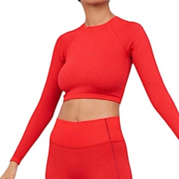 aerie Tops - NWT! Aerie Seamless Waffle Long Sleeve